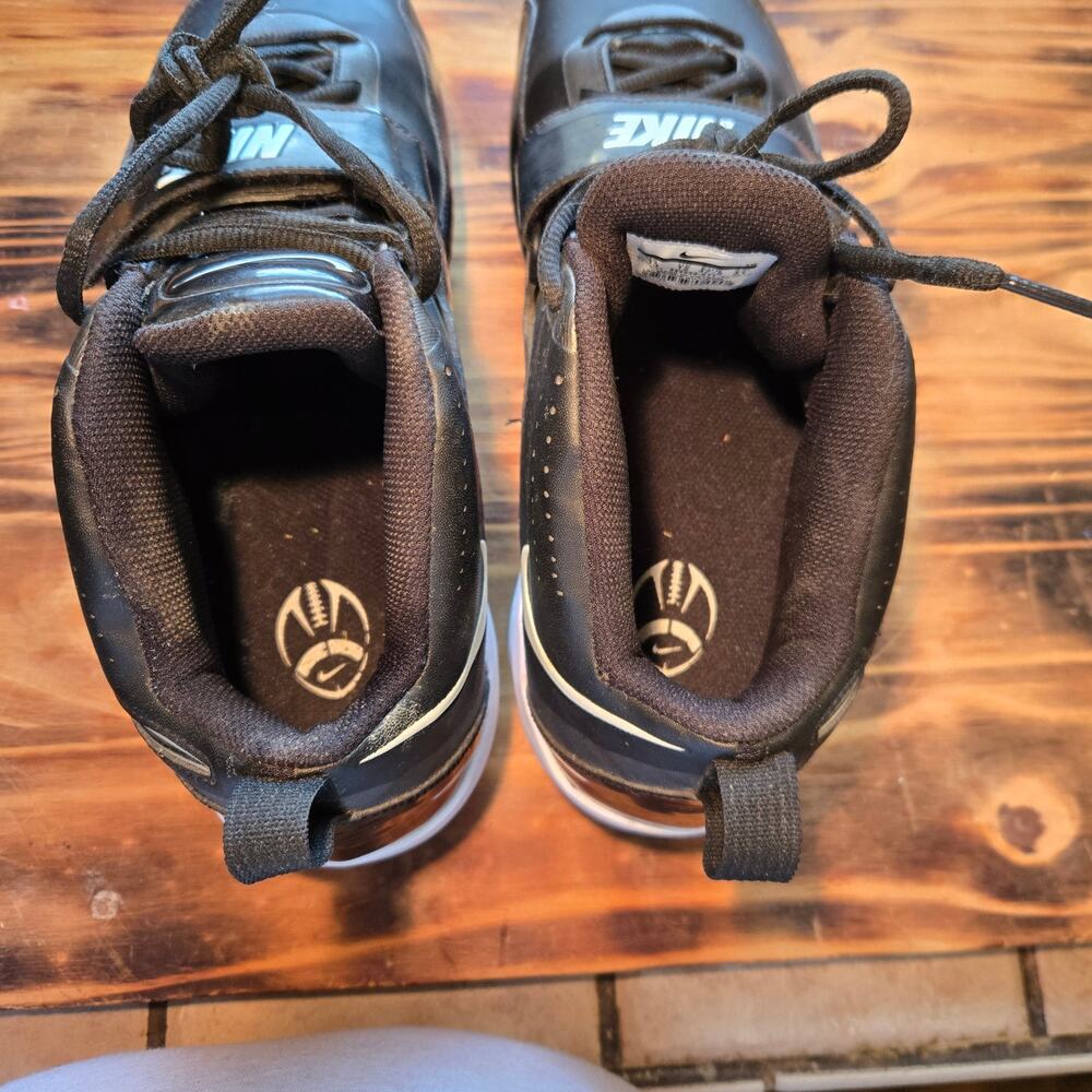 Mens Size 13 Nike Team Code Zoom Black Football Cleats Spikes EUC - Picture 7 of 11